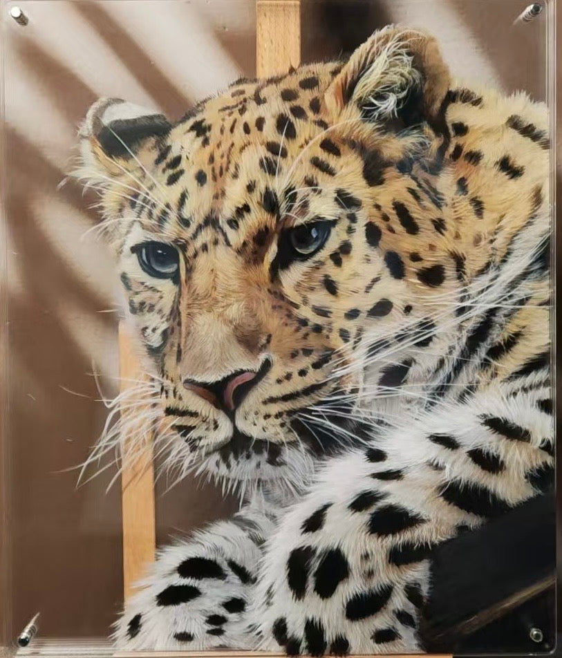 Custom Pet Portrait - Acrylic Paint (6-Layer)