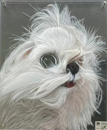 Custom Pet Portrait - Acrylic Paint (6-Layer)